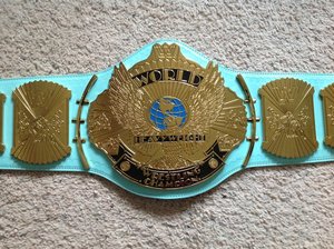 Authentique aigle ailé bleu ceinture de titre de championnat unisexe personnalisable en acier inoxydable 2mm 4mm sangle antidérapante pour la lutte - Product Image 5