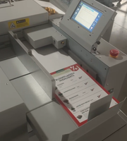 Nouveau système de pliage, perforation et rainurage entièrement automatique avec écran tactile couleur de 7 pouces pour la prévention des fissures du toner