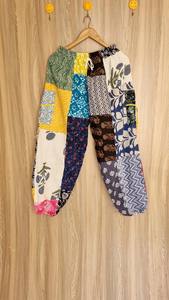 Handmade Cotton Patchwork <b>Harem</b> <b>Pants</b> indian printed trouser - Product Image 4