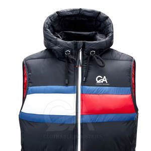 2025 gilet bouffant grande taille hiver chaud gilet nouveau Design mode Style hommes personnalisé gilet bouffant - Product Image 4