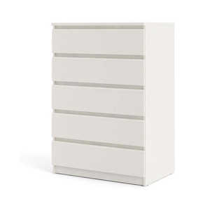 Spring Creek 5 <b>Drawer</b> <b>Chest</b> of <b>Drawers</b> White <b>High</b> <b>Gloss</b> Hot Sale <b>Drawer</b> Cabinet - Product Image 3