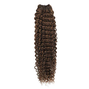 Extensions de cheveux Jerry Curly 28 pouces, cheveux indiens bruts de temple, couleur 1B - Product Image 1