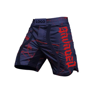 Gran oferta de pantalones cortos MMA de alta calidad para hombre, ropa deportiva con sublimación de logotipo personalizado, Kick Boxing, entrenamiento de artes marciales, moda al por mayor - Product Image 1