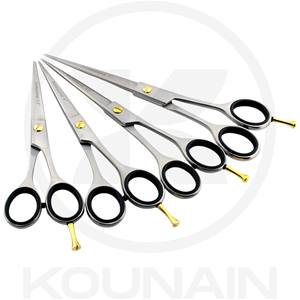 Ciseaux de coiffeur professionnels KOUNAIN en acier inoxydable 420 micro-serrés pour droitiers, pour étudiants en coiffure, usage domestique - Product Image 6