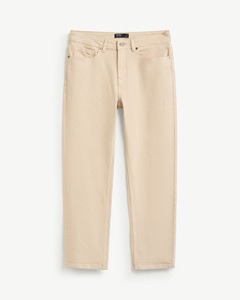 กางเกงยีนส์ทรงตรงลำลองสำหรับผู้ชาย ผ้าฝ้ายซักนุ่ม ระบายอากาศ ลายพิมพ์ 3 มิติ เหมาะสำหรับฤดูใบไม้ร่วง เอวกลาง สไตล์เรียบง่าย ผลิตในเวียดนาม - Product Image 1