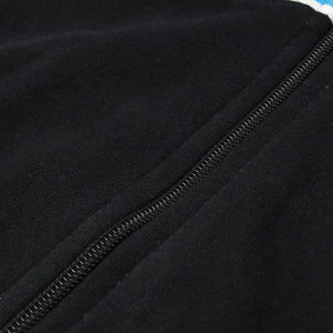 Pull à capuche à manches longues pour homme, ample, couleur unie, fermeture éclair, nouvelle collection automne hiver 2023 - Product Image 4
