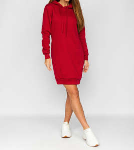 Sudadera con Capucha de Manga Larga, Estilo Urbano, Color Sólido, Personalizada al por Mayor para Mujer, Invierno - Product Image 4