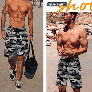 Wholesale Men's Casual <b>Board</b> <b>Shorts</b> 100% Cotton Mid Waist Eco-Friendly Windproof Quick Dry Custom Design Beach <b>Swimming</b> <b>Trunks</b> - Product Image 4