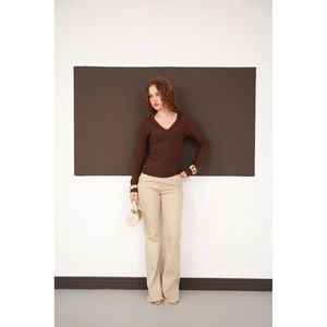 Blusa al por mayor con cuello de encaje - [object Object] - Product Image 3