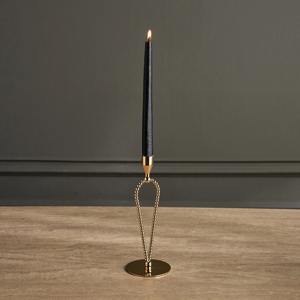 Porte-bougie en métal doré de luxe, élégant, décoratif, accent de table, centre de table élégant pour salon, chambre à coucher et salle à manger - Product Image 2