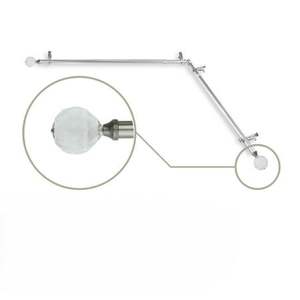 Elegante soporte de cortina de acrílico para cortinas de ventana de lujo con excelente artesanía y claridad - Product Image 2