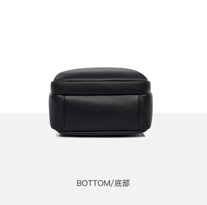 Men's and Women's GENUINE Leather Crossbody Bag with <b>Shoulder</b> <b>Strap</b> Waterproof Zipper Closure Fashionable Design - Product Image 5