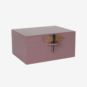 Boîte cadeau en laque fabriquée à la main de conception moderne avec boîte à bijoux libellule accessoires de décoration en gros du Vietnam - Product Image 4