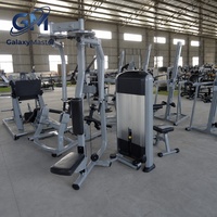 Máquina Comercial de Deltoides Posterior y Pectorales con Peso de 100 kg, Equipo de Entrenamiento de Fuerza con Carga de Pernos para Gimnasio y Fitness