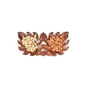 Plateau et assiette en bois Feuille de bois naturel Assiette à thé Plats de mode créatifs Plat à sushi en bois massif - Product Image 6