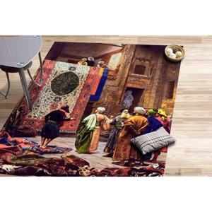 Tapis imprimé - Design moderne pour la maison, le bureau et les cadeaux, tapis fin non tissé - Product Image 1