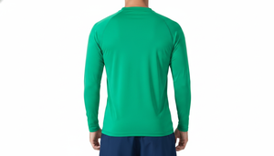 Camiseta de Compresión para Hombre con Estampado de Transferencia de Calor Personalizado, Diseño OEM, Material de Spandex/Nylon, Manga Larga, Alta Calidad - Product Image 4