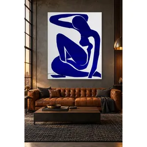 Impression sur toile découpée « Nu bleu » de Fida Henri Matisse - Product Image 5