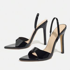 Zapatos de Tacón Alto con Brillantina para Mujer, Sandalias de Tacón de Aguja para Fiesta, Zapatos de Vestir para Boda, Zapatos de Tacón de Moda para Mujer - Product Image 4