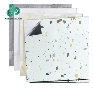 AISEN DECOR Décoration d'intérieur <span class=keywords><strong>Imitation</strong></span> Papier peint en vinyle auto-adhésif Marbre Film PVC pour sol Carrelage de sol pour appartement <span class=keywords><strong>Autocollant</strong></span> - Product Image 2