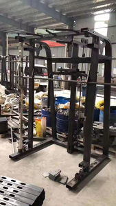 Nuova attrezzatura di moda Smith Machine funzionale con Trainer cavo macchina Power Cage attrezzature professionali da palestra per la <span class=keywords><strong>vendita</strong></span> - Product Image 3