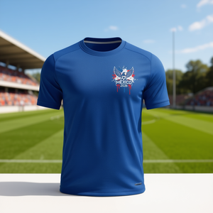 Maglia Unisex per Tifosi di Calcio Mondiali Messico 2026, T-Shirt Promozionale con Grafica Aquila Verde - Product Image 3