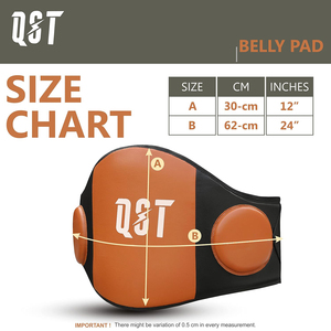 MMA Body Chest & Belly Guard Équipement d'entraînement en cuir de qualité supérieure pour le kickboxing Arts martiaux Boxe - Product Image 6