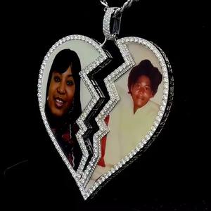 Best Selling Sparkling Moissanite Heart <b>Memory</b> <b>Locket</b> Pendant for Keepsakes Couples and Family Gifts Available for Best Price - Product Image 1