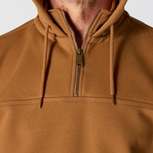 Sweat-shirt pour homme Rain Defender surdimensionné, poids lourd, 100% coton, 400g, lavé, uni, impression numérique, broderie, respirant, poche - Product Image 3