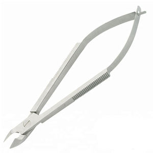 Pince à ongles à cuticules en acier allemand avec double fourche et action ressort Pince à ongles à cuticules - Product Image 4