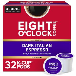 กาแฟเอสเพรสโซ่เข้มข้นแบบอิตาเลียน ยี่ห้อ Eight O'Clock ชนิดแคปซูล Keurig Single Serve K-Cup คั่วเข้ม บรรจุ 32 แคปซูล - Product Image 6