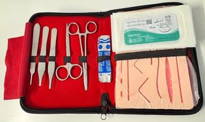 Instrumento quirúrgico Sutur Kit Base de instrumentos médicos Suture Practice Kit - Product Image 2