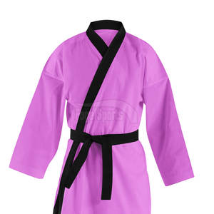 Tenue d'entraînement professionnelle pour arts martiaux, ensembles d'uniformes de karaté, devant 100% coton, séchage rapide, respirant, haute qualité, durable - Product Image 4