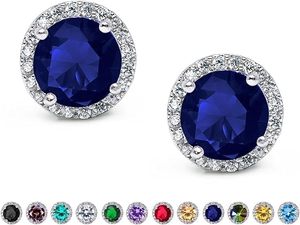 Shama Gems Jewels 925 <b>Sterling</b> <b>Silver</b> Luxury <b>Stud</b> <b>Earrings</b> for Women Moissanite Gold Plated Third Party Certified for - Product Image 4