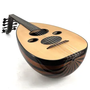 Oud Árabe Profesional de 11 Cuerdas y 6 Vías - Lira Oriental Hecha a Mano con Madera de Wenge y Caoba - Product Image 3