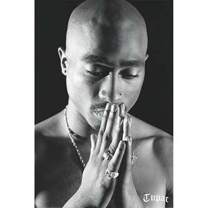 Affiche minimaliste de Tupac, design de portrait, impression artistique 'Pray' - Product Image 4