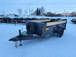 New Used Heavy Duty Steel Farm Dump Trailers for Agricultural Construction Industries Core Components Included 5001-10000kg - Product Image 3