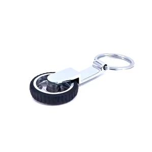 La mayoría de las ventas de regalo llavero único en forma de neumático para los propietarios de vehículos o aficionados a los deportes de motor disponible a precio de fábrica - Product Image 1