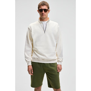 Sweat-shirt à col montant et demi-zip à manches longues pour homme GRIMELANGE NESTOR, coupe décontractée - Product Image 1
