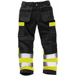 Pantalones de trabajo de seguridad de alta visibilidad de alta calidad para hombre, cómodos pantalones de trabajo con cinta reflectante, pantalones Cargo para uso en exteriores - Product Image 2