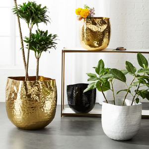 Nouvel arrivage de jardinières de grande taille de forme personnalisée en métal contenant des plantes pour la maison accessoire de salon décor de plantes en pot - Product Image 2