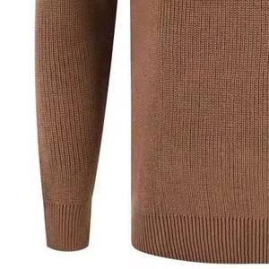 Fabricant de tricots fabriqué au Pakistan 100% pull tricoté en coton pull décontracté à col rond pour hommes - Product Image 4