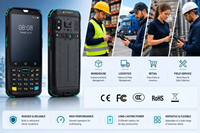 Lecteur de codes-barres PDA robuste Android 11, terminal mobile industriel pour la logistique, la gestion des stocks en entrepôt