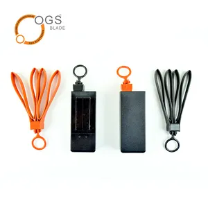 Compressible Plastic Handcuff One Piece Polymer Straps Compact Design Lock System Plastic Tie