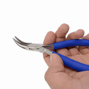 Alicates de Punta Curva de Alto Rendimiento para Joyería, Herramienta de Precisión para la Elaboración de Joyería Fina, Acero Inoxidable de Calidad - Product Image 1