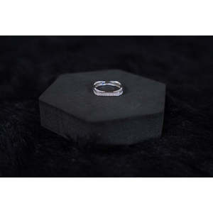 Anillo de Plata de Ley 925 Silverings Bliss, Chapado en Rodio, con Piedra Preciosa Engastada en Aleación de Cobre, Oro Blanco y Latón - Regalo - Product Image 2
