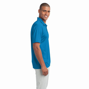 Polo de Color azul de alta calidad para hombre, jersey de manga corta con cuello vuelto, ropa de calle, polos para hombre adulto - Product Image 6