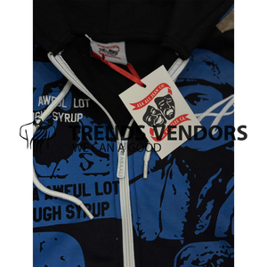 เสื้อฮู้ดกันลมมีซิปโอเวอร์ไซส์ผ้าฝ้าย100% โอเวอร์ไซส์ลายปักโลโก้ตามสั่งฤดูหนาว asali - Product Image 5