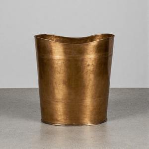 Poubelle en métal ChromeEdge Sleek avec revêtement antirouille pour maison cuisine restaurant salle de bain-pour la gestion des déchets de papier - Product Image 4