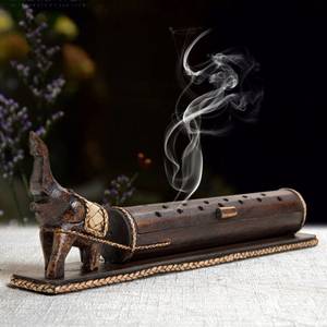 Premium Durable Natural Wood Religious <b>Incense</b> <b>Holder</b> & Burner Tray <b>for</b> <b>Sticks</b> | Handmade Indian <b>Incense</b> <b>for</b> Yoga & Spa Use - Product Image 5